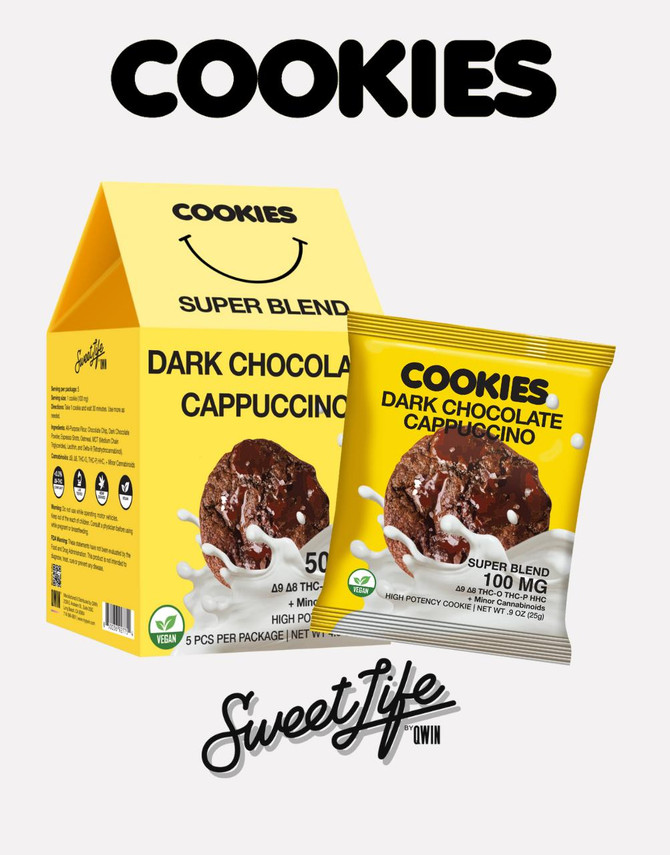 Sweet Life COOKIES | Dark Chocolate Cappuccino | Delta-9 