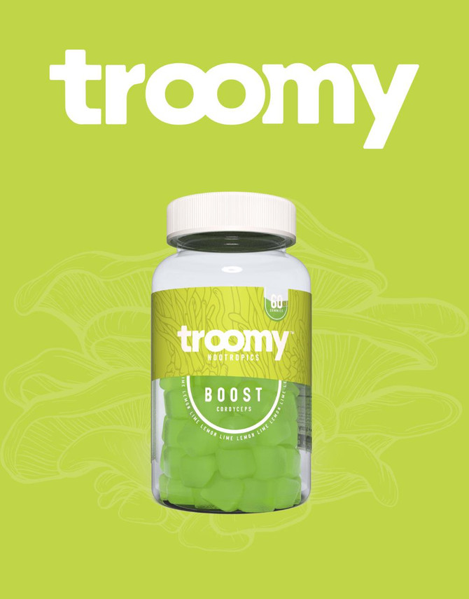 Troomy Boost by Troomy Nootropics  Gummies | Cordyceps 400MG 