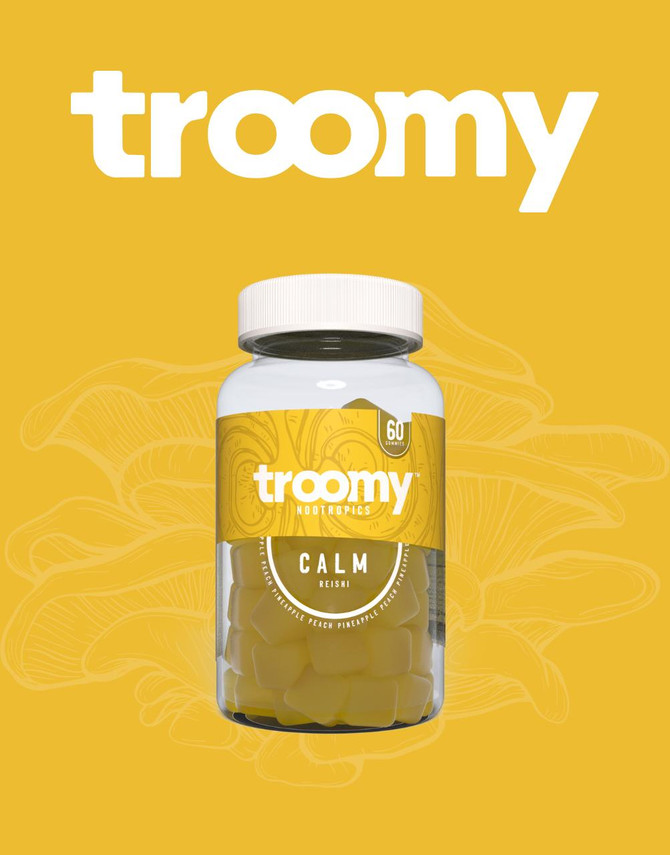 Troomy Calm by Troomy Nootropics Gummies | Reishi 400MG 