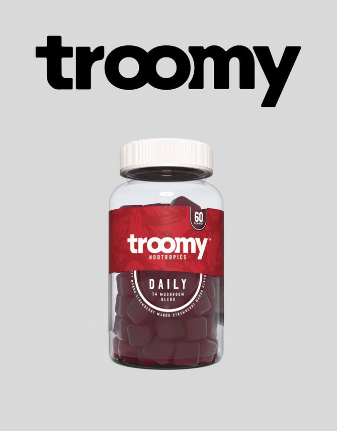 Troomy Daily by Troomy Nootropics Gummies | Blend 2000MG 