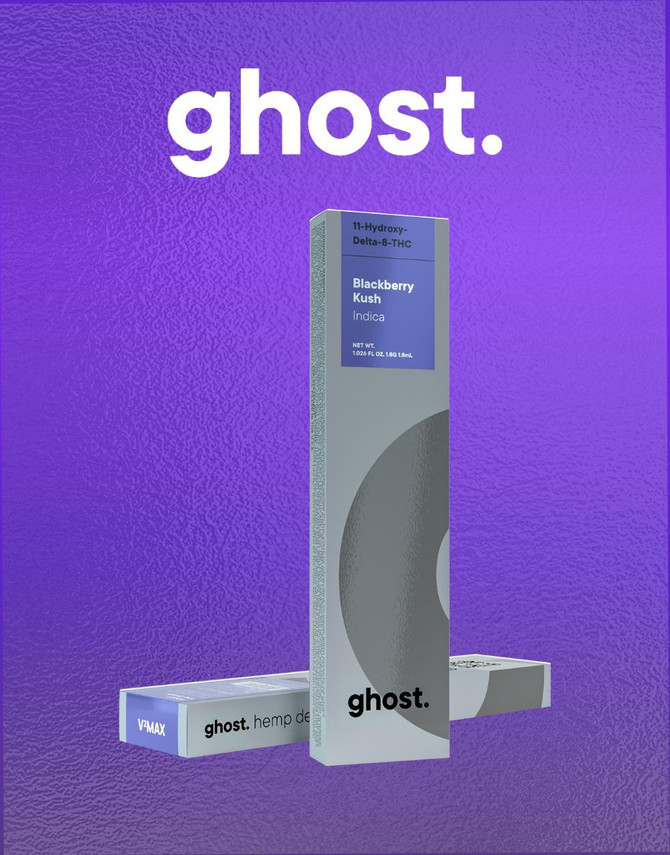 Ghost Hemp Blackberry Kush (Indica) | Delta 11 Disposable by Ghost Hemp 