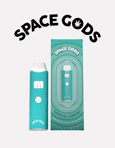 Space Gods Space Pods Liquid Diamonds | Tropical Landing (Hybrid) | Delta 8  + Delta 9