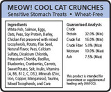 Front Side of Meow! Seafood Cat Treats