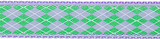 Argyle -- Lilac & Kelly (Collars & Martingales)