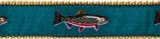 Brook Trout on Teal (Collars & Martingales)