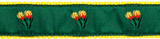 Tulip on Green (Wide Collar)