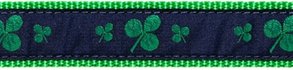 Shamrock  -- Blue on Green