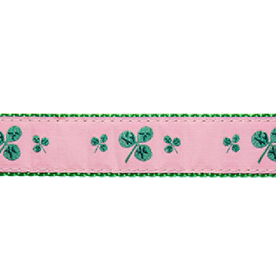 Shamrock -- Pink on Green