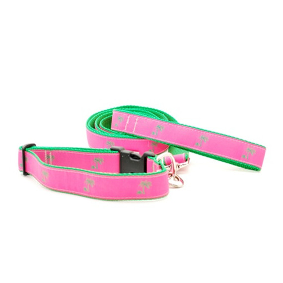 Palm Tree on Pink (Toy Harness)