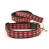 Argyle--Pink & Black (Narrow Roman Harness)