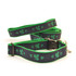 Shamrock--Blue on Green (Narrow Harness)