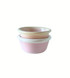 ceramic dog or cat feeding bowls - tiny (2), pink, solid