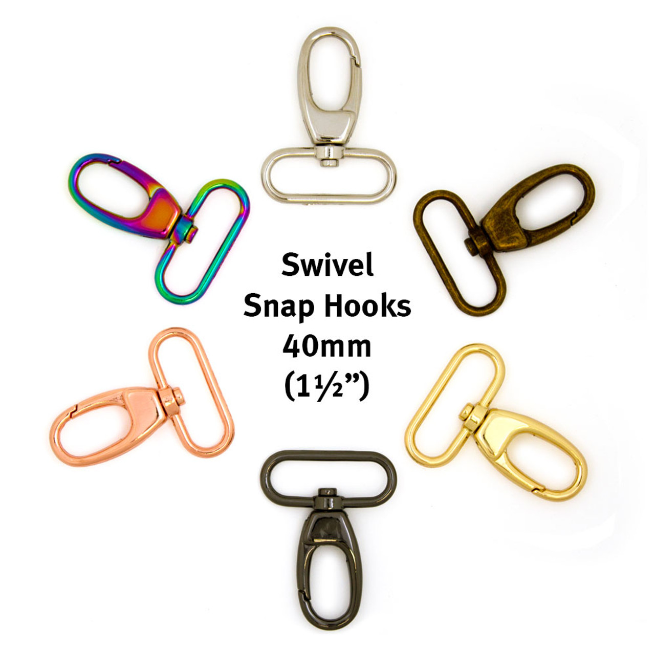 Swivel Snap Hook 1-1/2 Gunmetal
