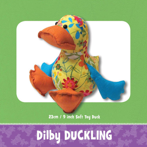 Dilby Duckling Soft Toy Sewing Pattern