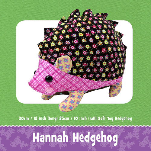 Hannah Hedgehog Soft Toy Sewing Pattern