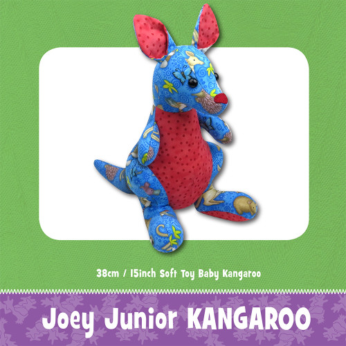 Joey Junior Kangaroo Soft Toy Sewing Pattern