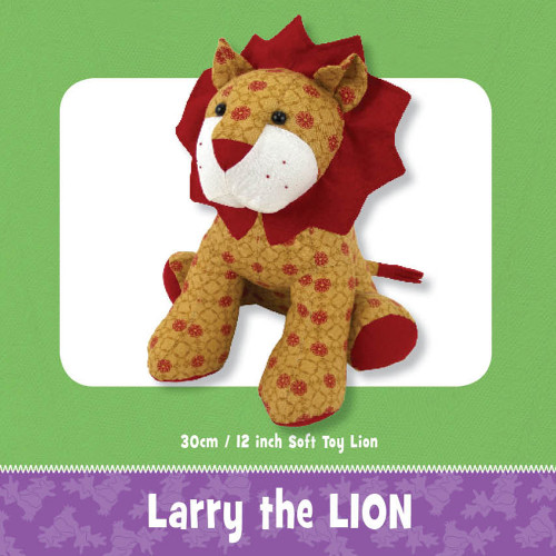 Larry the Lion Soft Toy Sewing Pattern