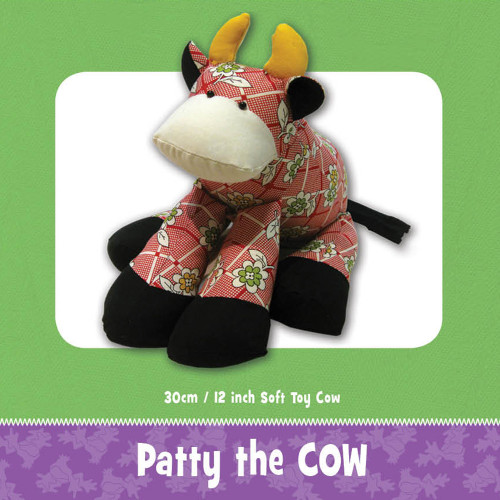 Patty the Cow Soft Toy Sewing Pattern