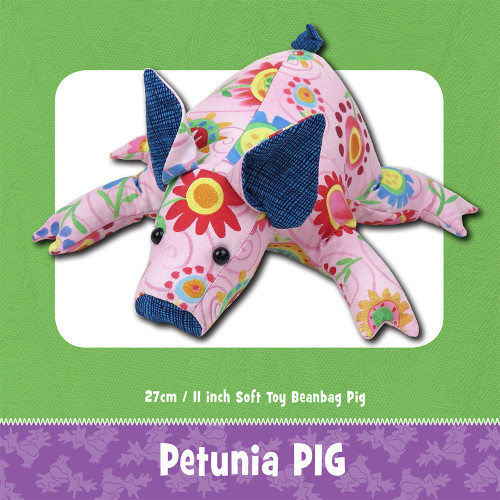 Petunia Piglet Soft Toy Sewing Pattern