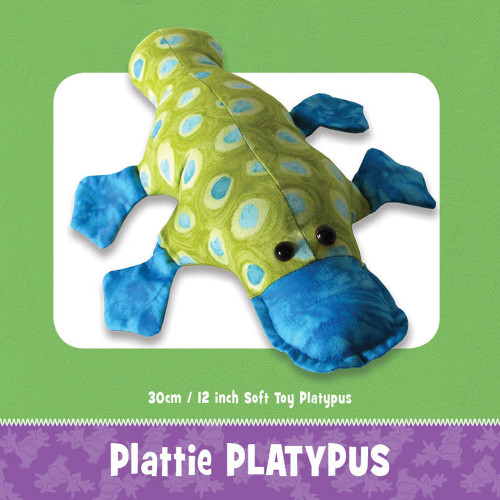 Plattie Platypus Soft Toy Sewing Pattern