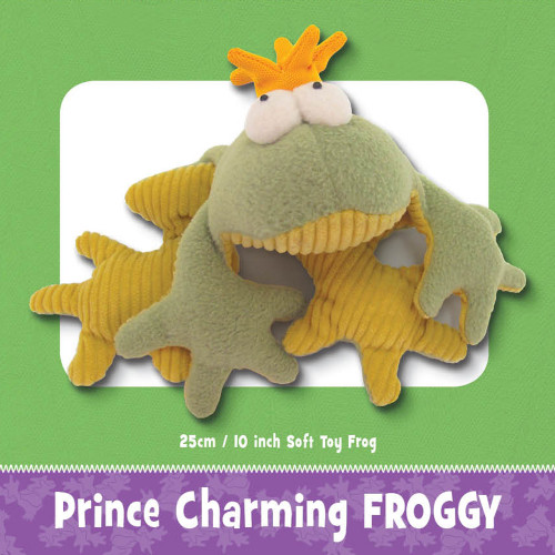 Prince Charming Frog Soft Toy Sewing Pattern