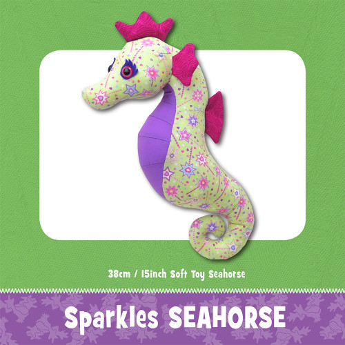 Sparkles the Seahorse Soft Toy Sewing Pattern