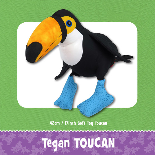 Tegan Toucan Soft Toy Sewing Pattern