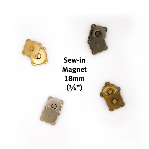 Sew-in Magnet 18mm (3/4") 1pk