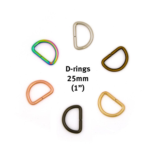 D-Ring 25mm (1") 4pk