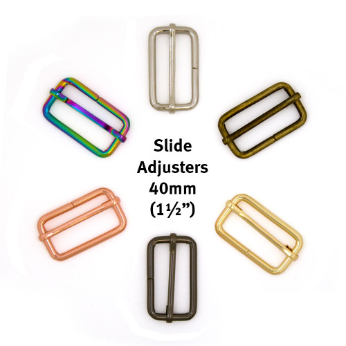 Slide Adjusters 40mm (1-1/2") 2pk