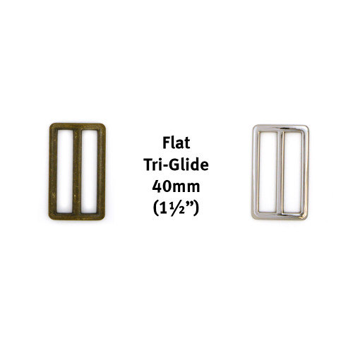 Flat Tri-Glides 40mm (1-1/2") 2pk