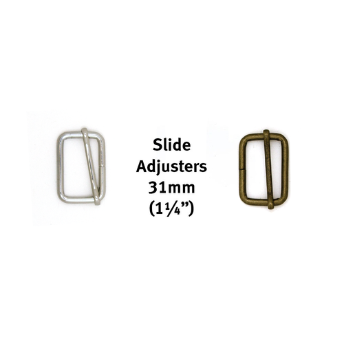 Slide Adjusters 31mm (1-1/4") 2pk