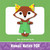 Kawaii Kutie Fox Soft Toy Sewing Pattern