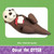 Oscar the Otter Soft Toy Sewing Pattern