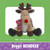 Reggie Reindeer Soft Toy Sewing Pattern