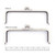 Square Purse Frame Silver Chunky 200mm (8")