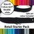 YKK #5 Bag Zipper 110cm (43") Double-Slide Retail Starter Pack