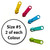 YKK #5 Non-Locking Zipper Slider 10pk Brights