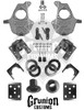GMC Sierra 1500 2014-2016 Extended Cab 3/5 - 4/6 Lowering Kit McGaughys 34160