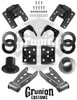 GMC Sierra 1500 2014-2016 Single Cab 2/4 Lowering Kit McGaughys 34150
