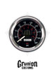 Viair Air Pressure Gauge 2" BLACK Dual Needle Air Ride Suspension 220 PSI 90080