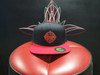 Grunion Customs Snapback Hat w/ PVC Patch Black/Red