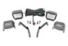 LED Light | Ditch Mount |  3" OSRAM | Wide | Chevy 1500 & Chevy/GMC 2500HD/3500HD (07-14)