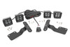 LED Light | Ditch Mount | Dual 2" Black Pairs | White DRL | Subaru Forester (14-18)