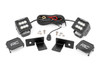 LED Light | Under Bed Mount | 2" Black Pair | Spot | Polaris General (18-22)