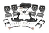 Chevrolet LED Fog Light Kit | Black Series w/ White DRL (11-14 Silverado HD)