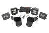 LED Light | Cage Mount | 2" Black Pair | Spot | Polaris General (16-22)/General 4 (17-22)