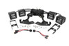 LED Light | Fog Mount | Dual 2" Black Pairs | Chevy Silverado 1500/2500HD/3500HD 2WD/4WD