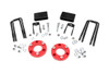 2 Inch Lift Kit | Red Spacers | Nissan Titan XD 2WD/4WD (2016-2021)