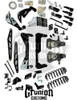 GMC Yukon Denali 1500 2WD 2019-2020 Auto Leveling 7" Lift Kit Black Stainless McGaughys 50814